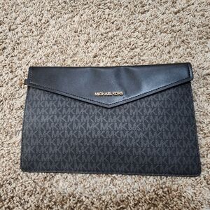 Michael Kors Black and Gold Men's Clutch